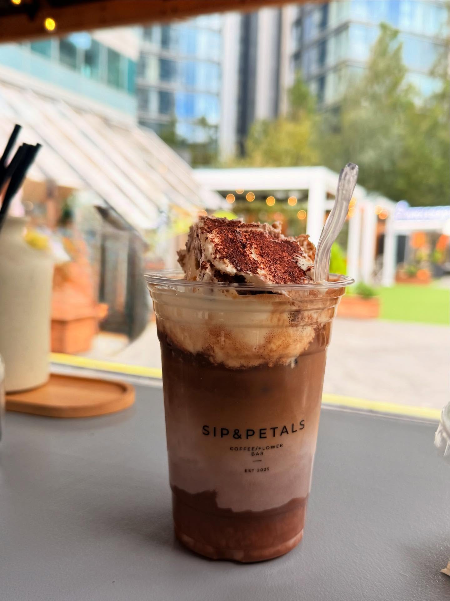 Chocolate drink outdoor